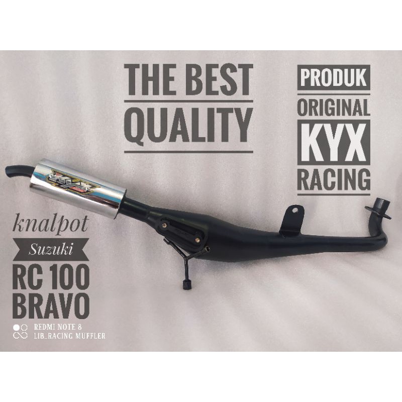 Knalpot Suzuki RC 100 Bravo Standar Racing