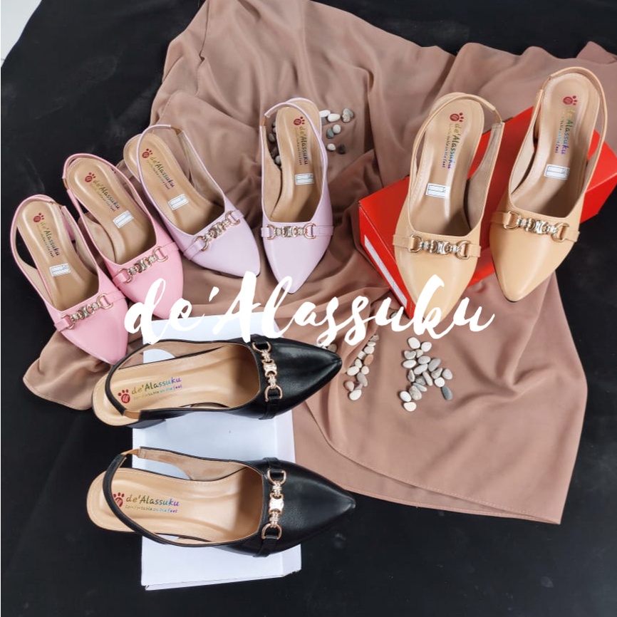 Alassuku.ID - Heels Sepatu Wanita TL Ring Terbaru 2023