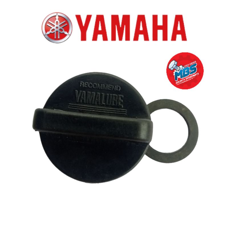 Tutup lubang masuk oli Yamaha R25 MT25 ORIGINAL + oring tutup oli
