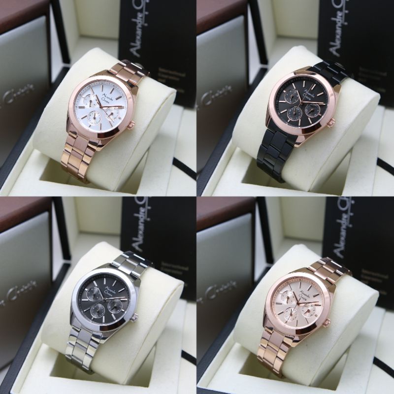 [ORIGINAL100%✔]JAM TANGAN WANITA ALEXANDRE CHRISTIE AC2950 / AC 2950 ORIGINAL GARANSI RESMI 1TAHUN