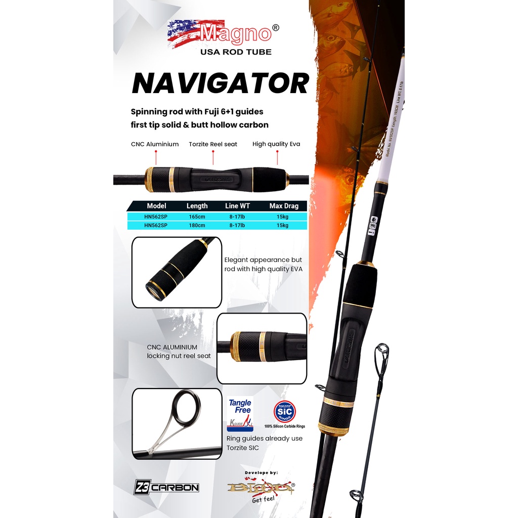 JORAN MAGNO NAVIGATOR 165CM - 8 -17LB