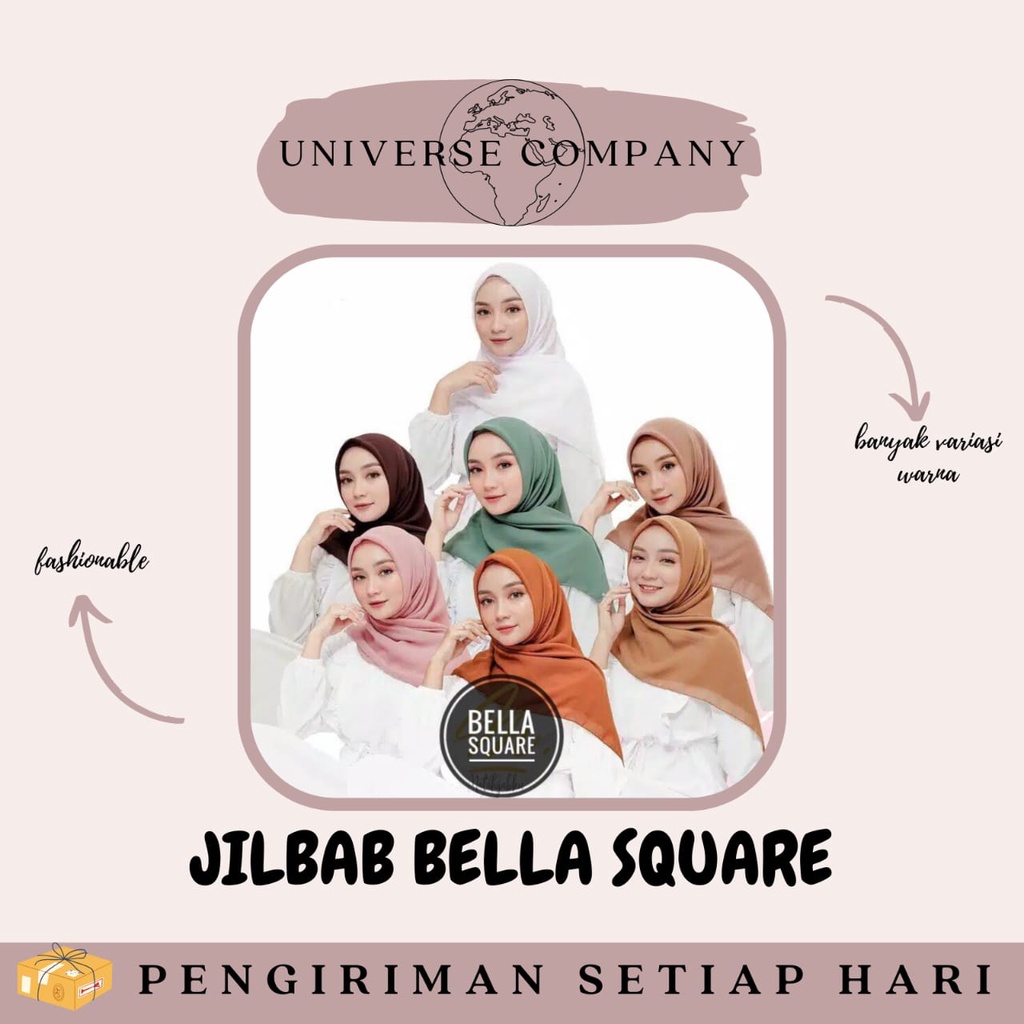 [UC] JILBAB BELLA SQUARE PREMIUM