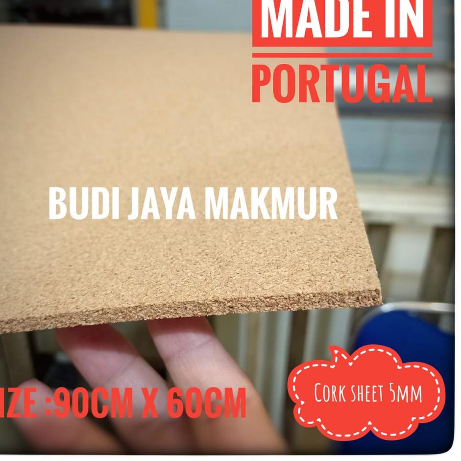

Buruan Pesan Cork Sheet 5mm x 90 x 60cm