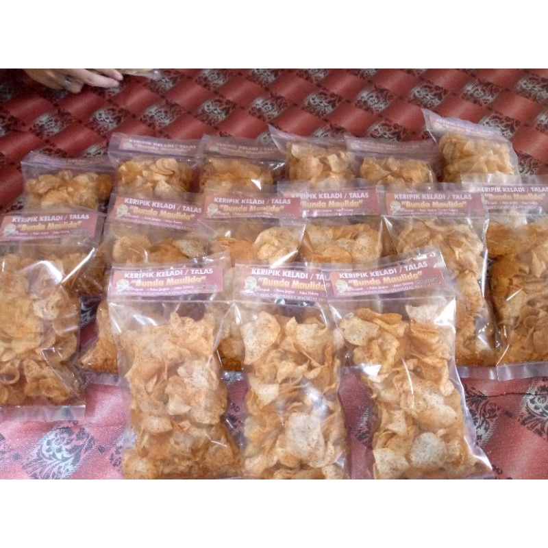 

KERIPIK KELADI(keripik talas)/Bundamaulida/Aneka cemilan