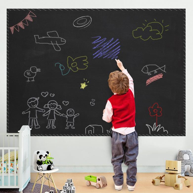 

[PRODUK QGHJO] Stiker Dinding Papan Tulis Anak Hijau Putih / Wall Sticker Wall Paper Chalkboard Whiteboard GKQ
