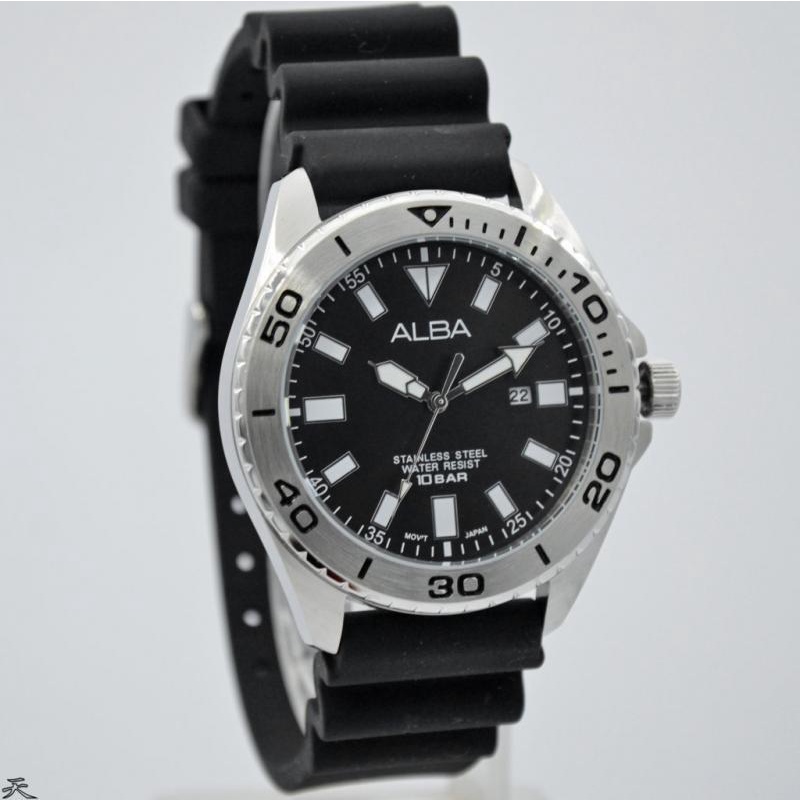 ALBA  AH9025X1 JAM TANGAN PRIA ORIGINAL GARANSI RESMI 1 TAHUN