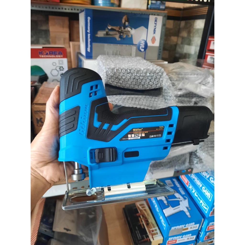 Mollar CJS12250-U jigsaw cordless 12V Mollar mesin gergaji Tanpa kabel ( UNIT ONLY )