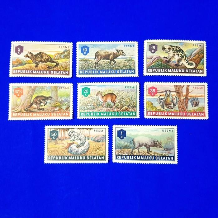 

Prangko RMS 1953. BINATANG/ MAMMAL c.t. RESMI. Set lengkap 8 prangko