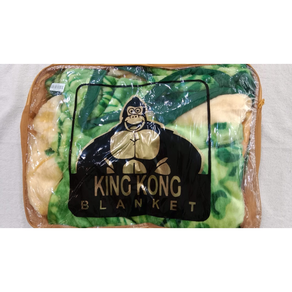 Selimut Champion KING KONG Ukuran 180x210cm My Comfort Blanket Bahan Bulu Halus Tebal Nyaman Lembut Besar size JUMBO