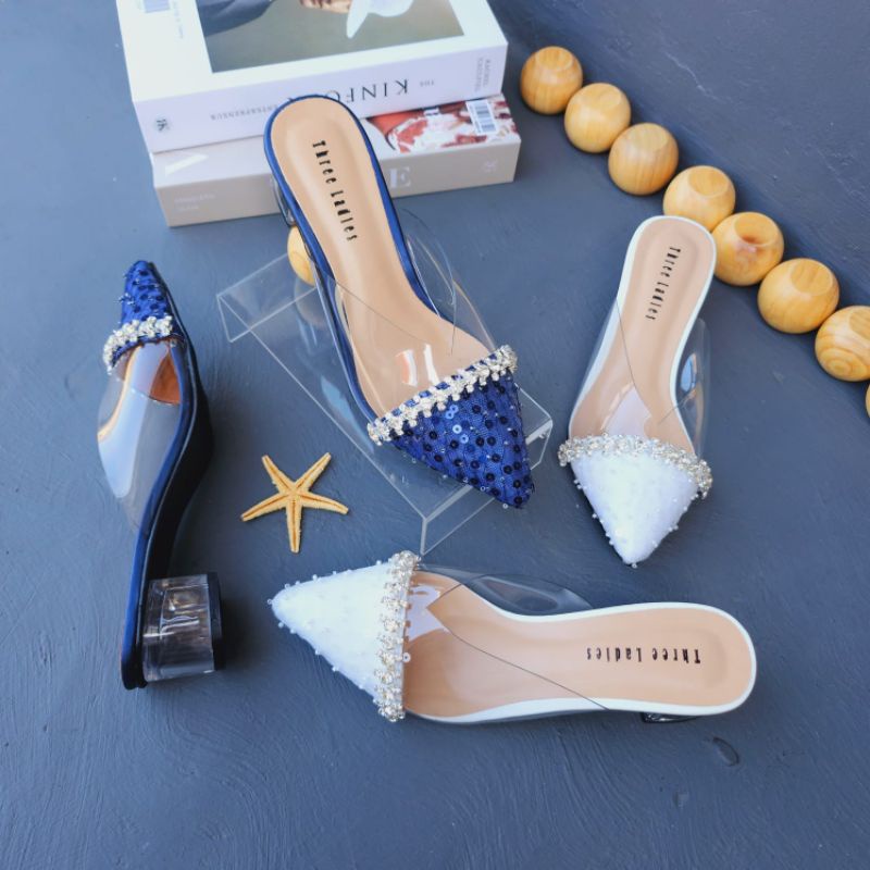 Patrisia Heels 4 cm Sendal pesta wanita | Wedding shoes