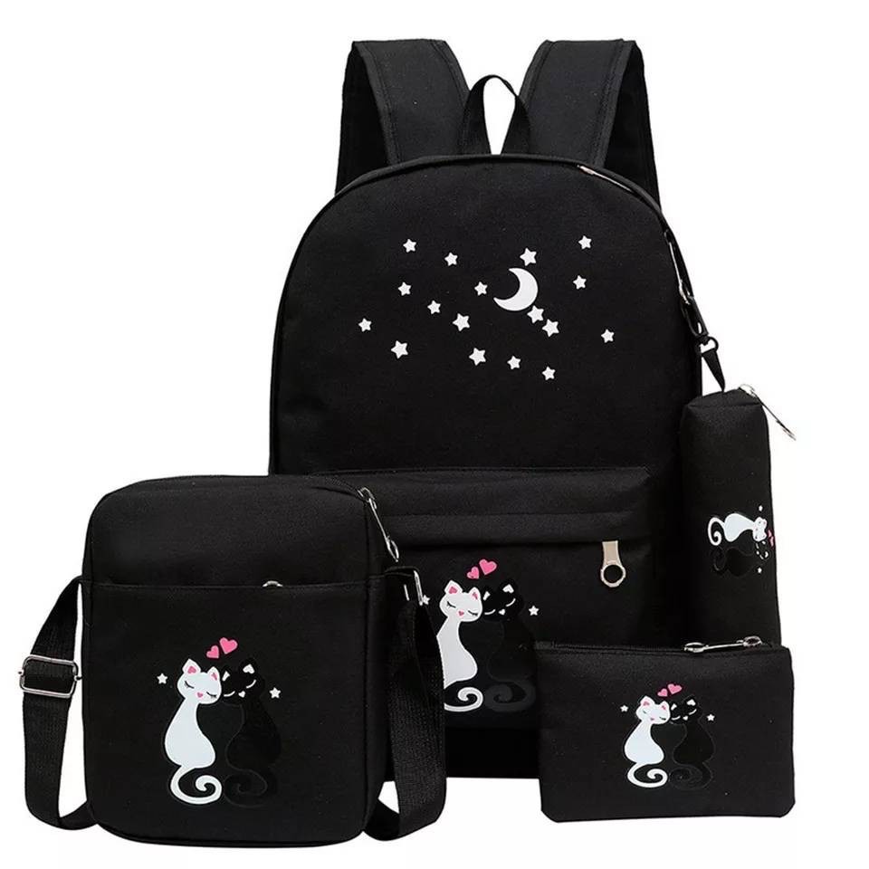 COD SALE 2.2 - BACKPACK KUCING SET 4IN1 KUCING/TAS ANAK/TAS SEKOLAH/TAS BERANAK/TAS PROMO TERMURAH IMPORT KEKINIAN