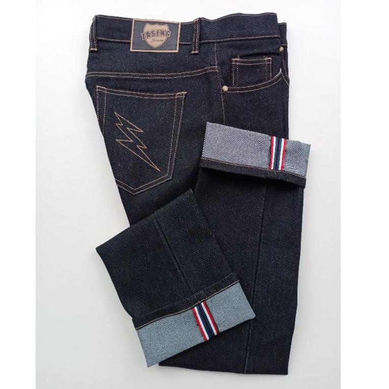 {UNR.21Ja23ˣ} Jeans shellstich black,stretch 14 oz