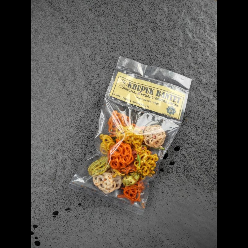 (HALAL) KRUPUK KRIBOO  BANTET/MAKRONI BANTET/ MAKARONI BANTAT DAN KRUPUK BANTET TERLARIS