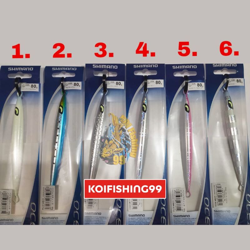 UMPAN METAL JIG SHIMANO PEBBLE STICK 80GRAM