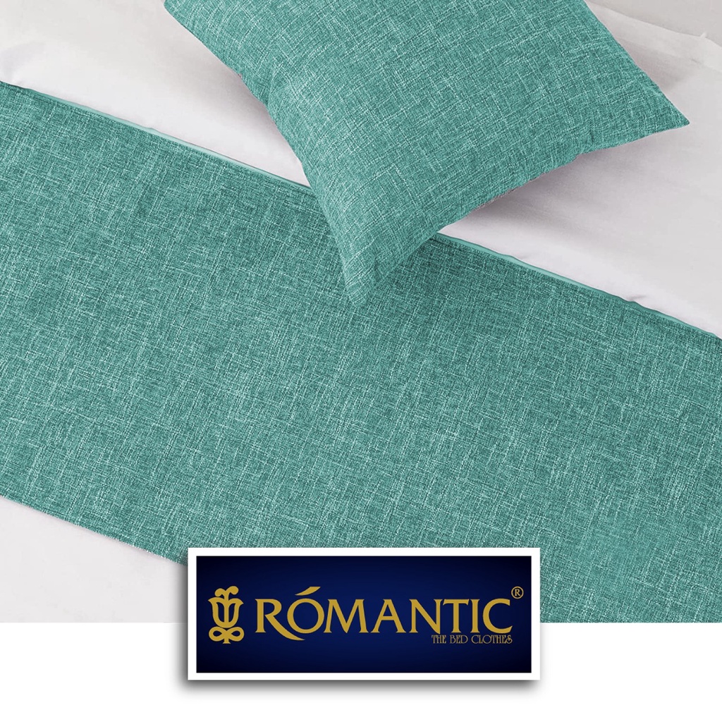 Bed Runner / Selendang kasur Teal by ROMANTIC standard Hotel minimalis