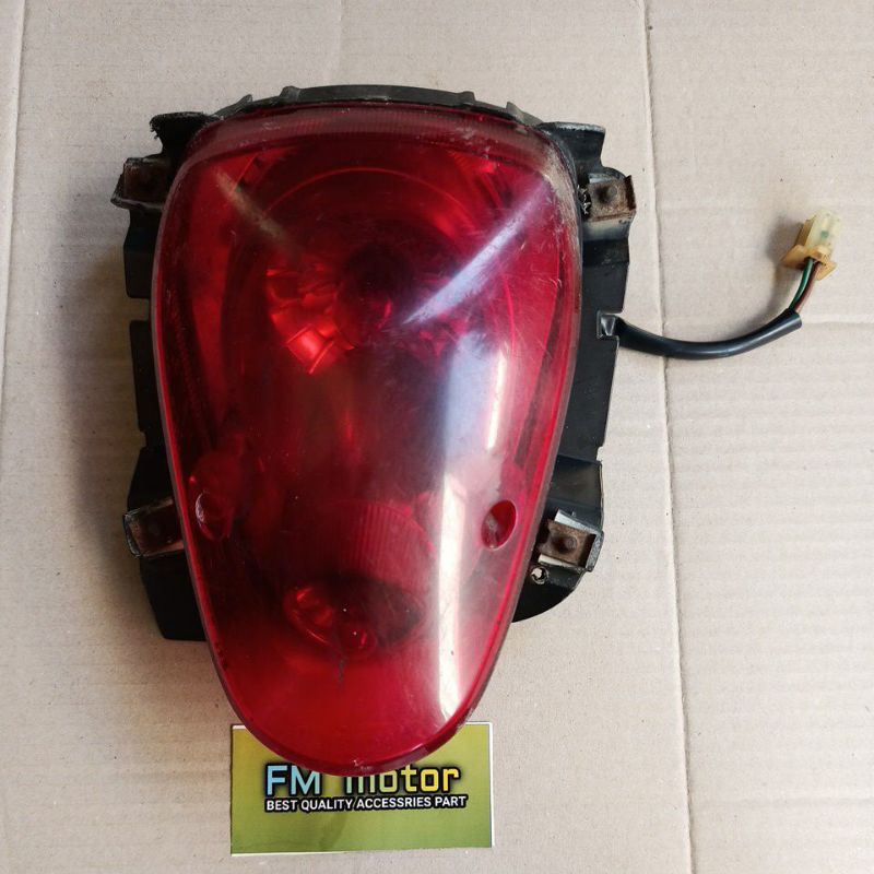 STOPLAMP LAMPU REM BELAKANG SEN HONDA SCOOPY KARBU SET ORIGINAL