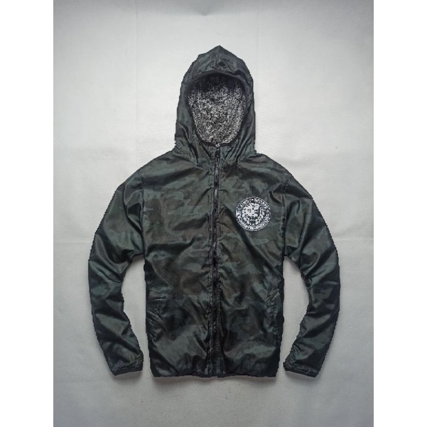 Jaket Second/Preloved/Bekas Branded NJPW Reversible Camo Jacket