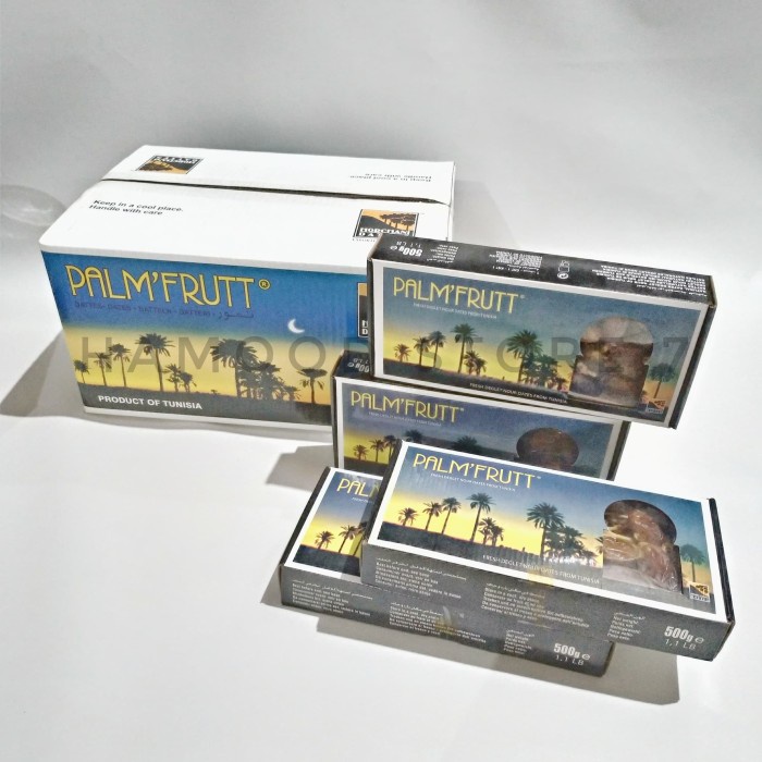 

[KARTON] Kurma Palm Frutt 12 Box 500gr Kurma Tunisia Legit Dus Fruit