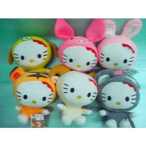 Boneka rekam karakter Hello Kitty zodiac shio doll recorded valentine