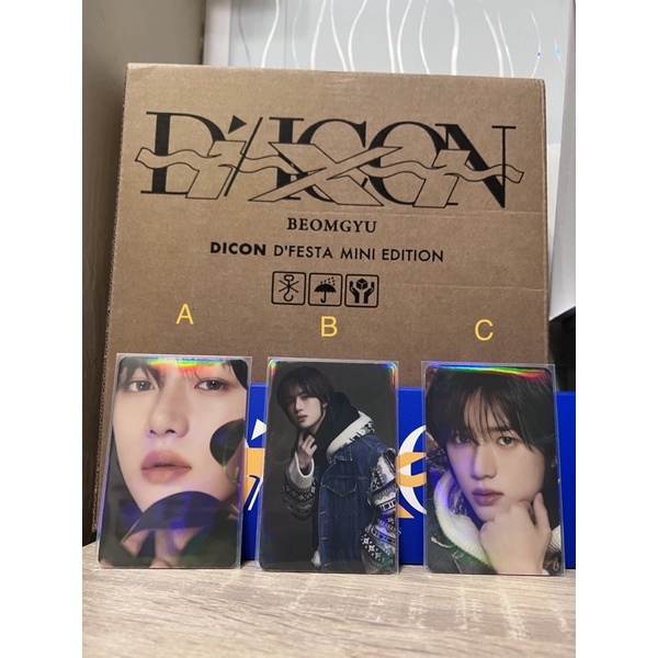 DICON TXT BEOMGYU SET PHOTOCARD DICON MINI DICON 102 OFFICIAL
