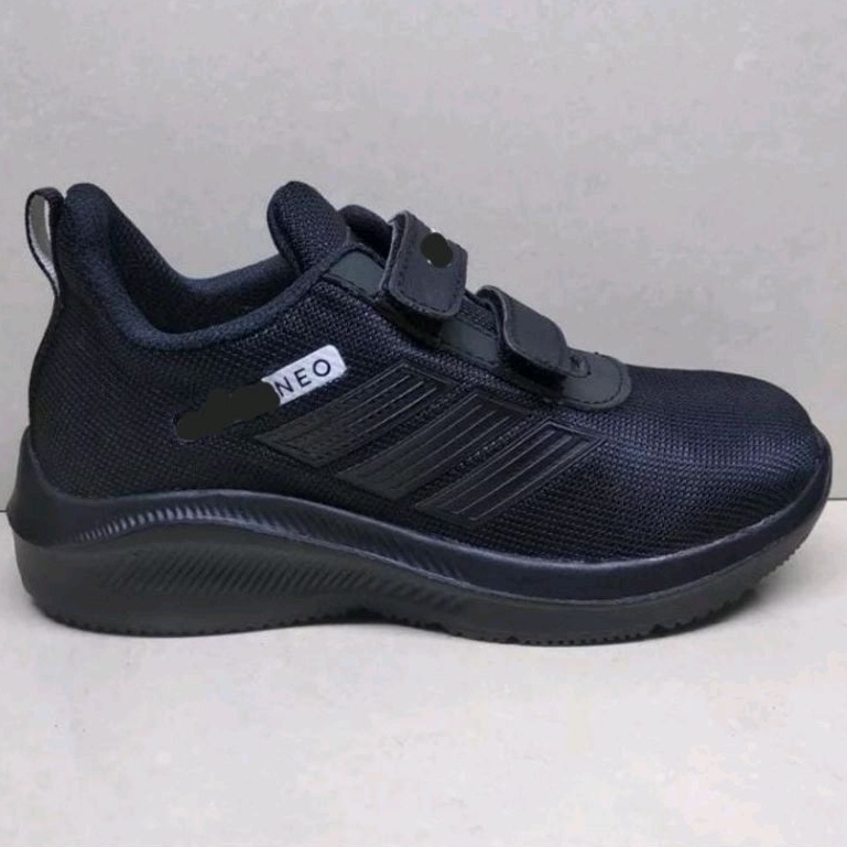 Sepatu Sekolah Anak Hitam TK SD Ukuran 27-37