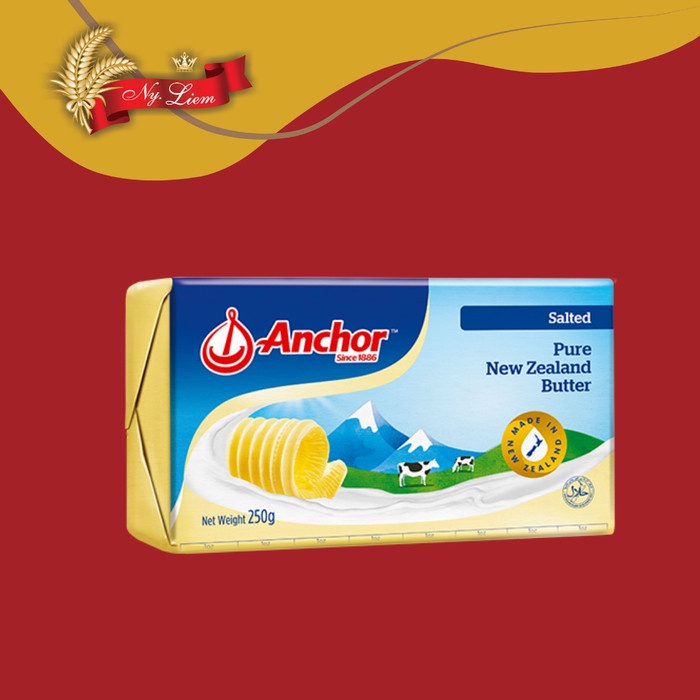 ANCHOR Salted Butter 227 gr (GOJEK/GRAB ONLY)