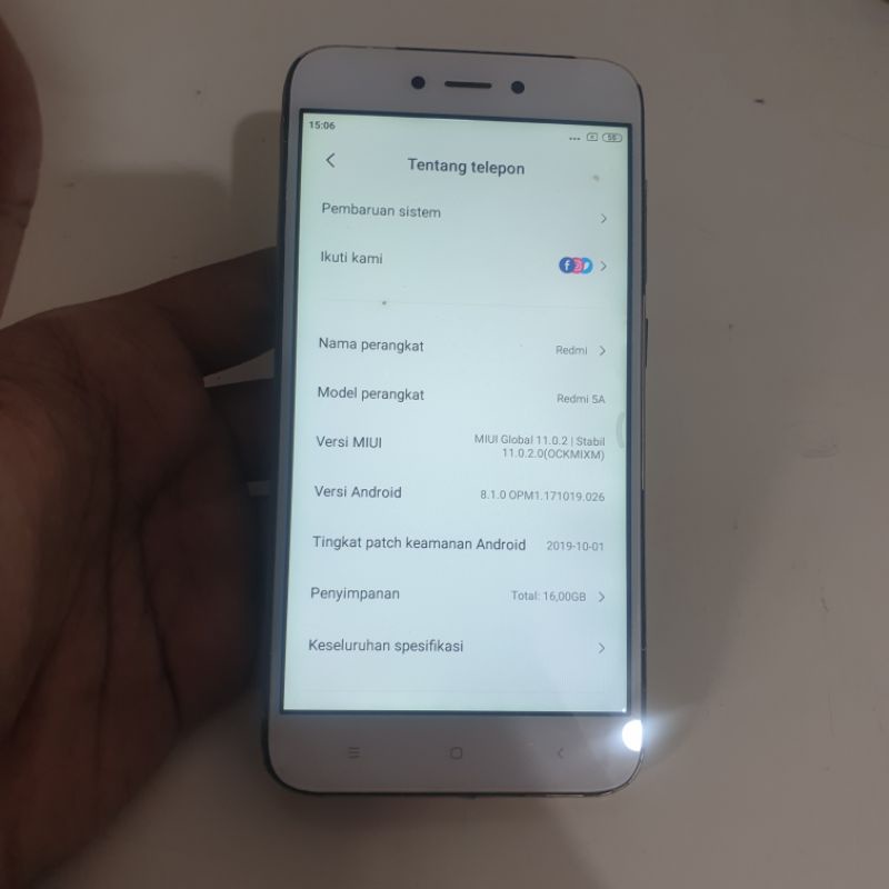 Hp Second Xiaomi Redmi 5A 2/16