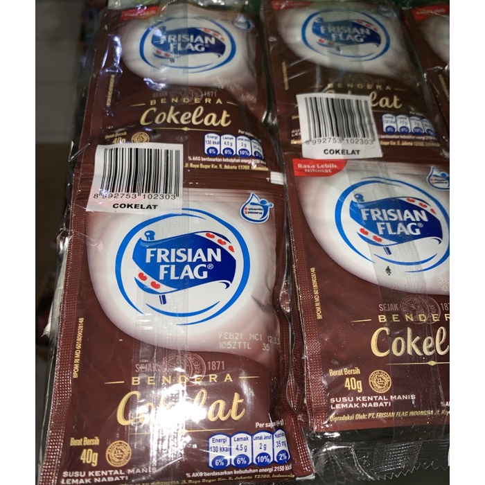 

Kental-Manis- Susu Bendera Kental Manis Coklat Sachet Frisian Flag Isi 6 Sachet -Manis-Kental
