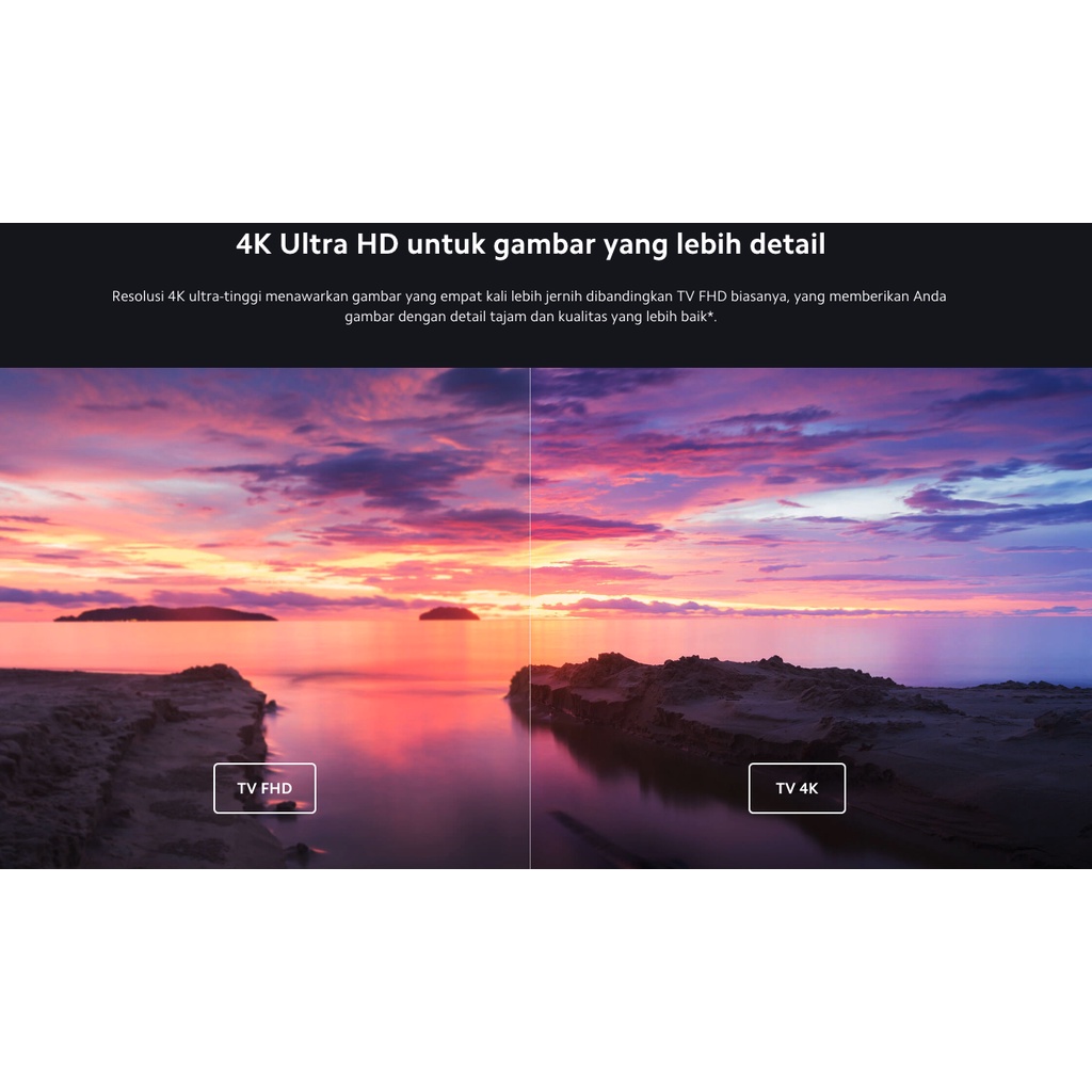 Xiaomi Mi TV Q1E 55 Inch QLED Layar 4K Ultra HD Android TV Garansi Resmi