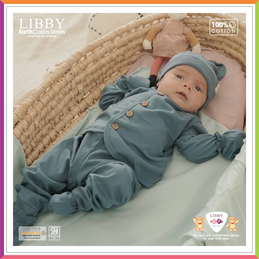 ❤ Fashionbabies ❤ LIBBY TOPI BUNDAR COMFY SET EARTH COLOUR