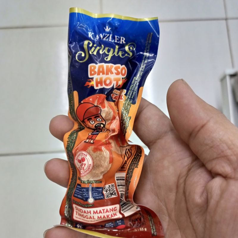 KANZLER SINGLES BAKSO HOT |KEJU|ORIGINAL 48g