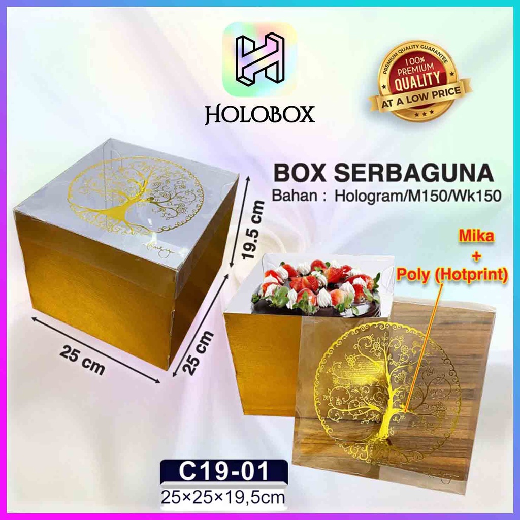 

KOTAK KUE|HOLOGRAM|MIKA|KADO|HAMPERS|SERBAGUNA|DUS|BOX|PACKAGING|C19