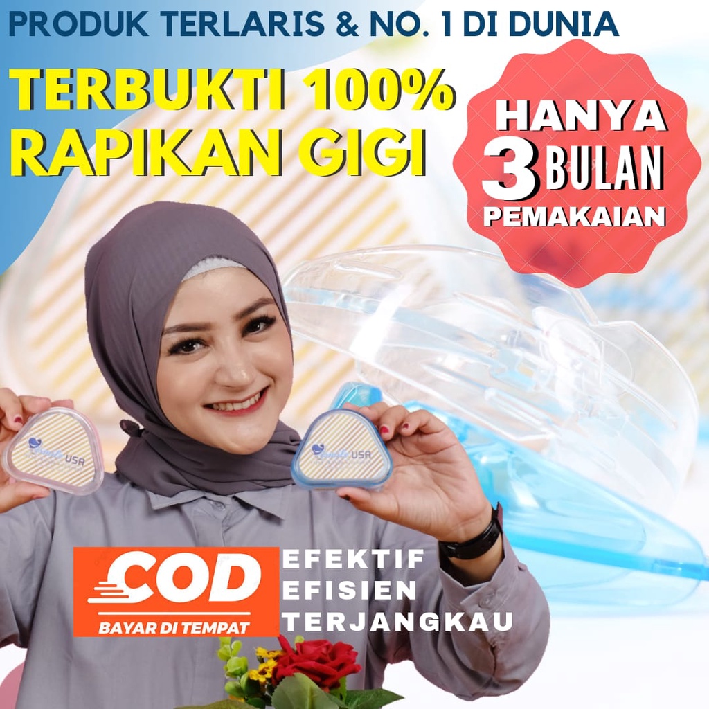 Paket Perapi Gigi Original ismileUSA || Perata Gigi ismileUSA 100% Asli || Perapih Gigi Tonggos || P