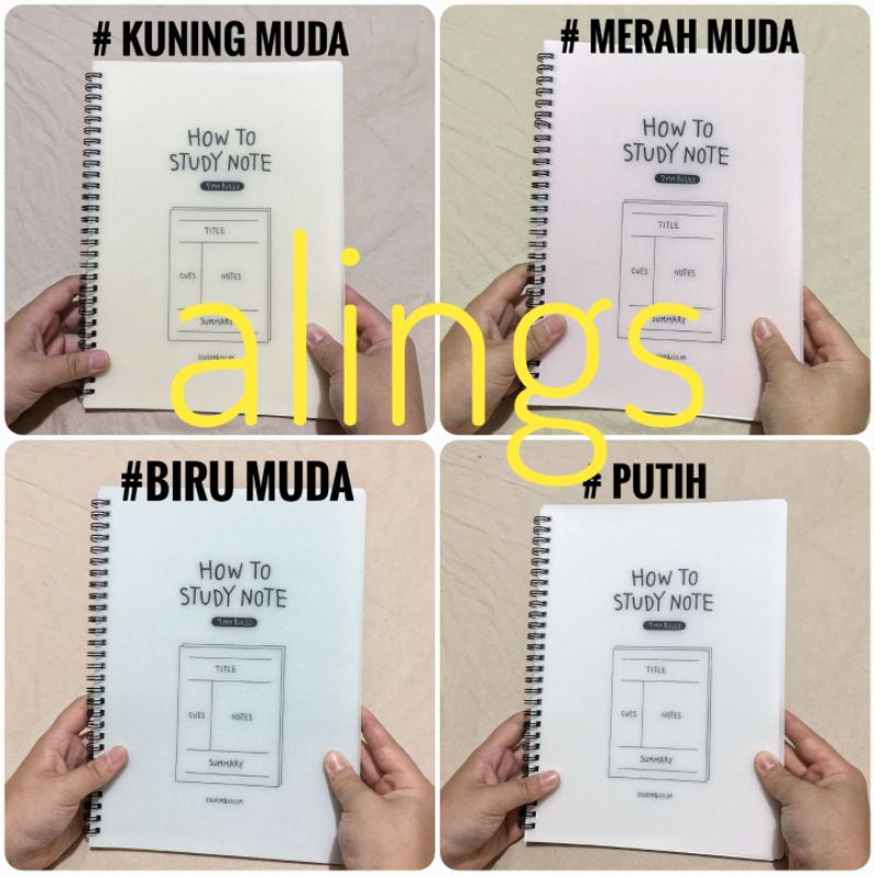 

Cornell Ruled 7mm Spiral Notebook Buku Tulis Catatan Agenda Jurnal Halaman Garis Pinggir