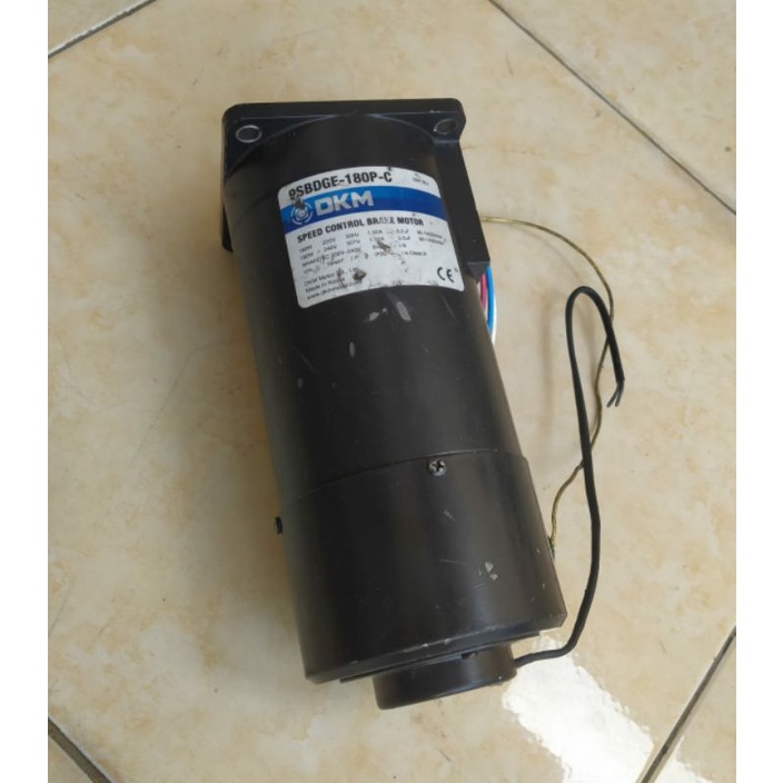 Ac Motor DKM 220V 180W 1400Rpm Brake Tampa Gear