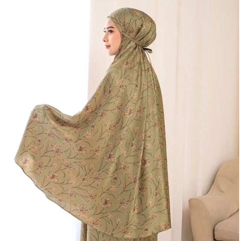 Mukena Lily - pistachio  by kienka