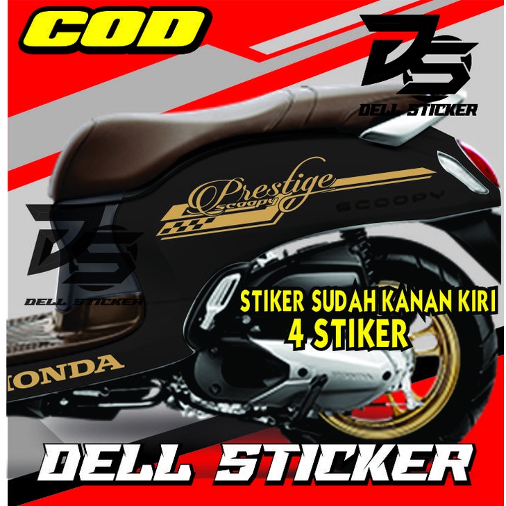 stiker striping scoopy prestige sylist 2017 - 2022 / cutting stiker scoopy