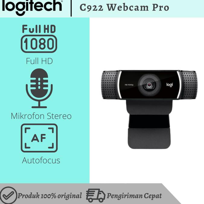 Logitech C922 Webcam Pro Stream Webcam Full HD 1080p