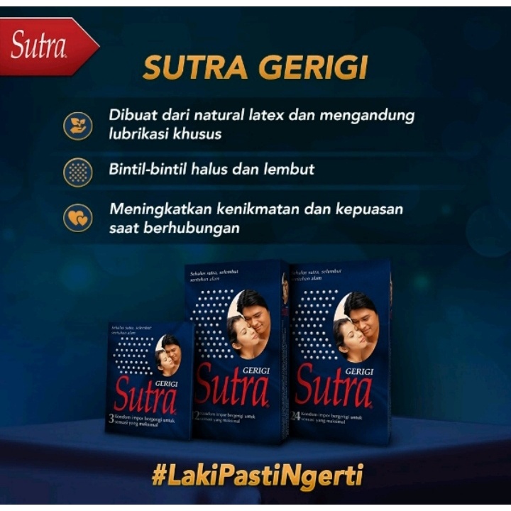 [PRIVASI AMAN] SUTRA GERIGI BIRU / KONDOM PENGAMAN