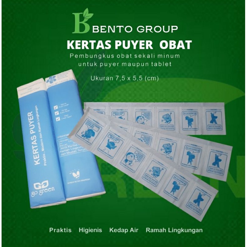 Kertas Puyer Obat  Karakter