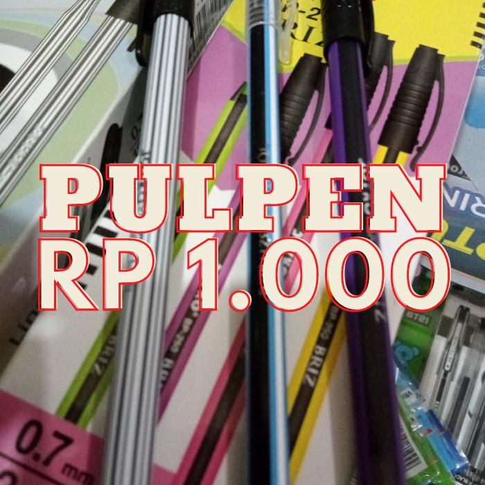 

PULPEN MURAH BAGUS BERKUALITAS Rp 1000 ALAT TULIS PULPEN PENA