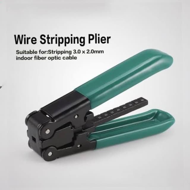 TANG STRIPPER HIJAU FIBER OPTIC