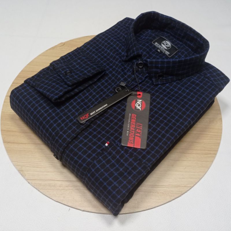 KEMEJA FLANEL PRIA LENGAN PANJANG KOTAK KUNING KEMEJA FLANEL SURFING SLINFIT LENGAN PANJANG PRIA