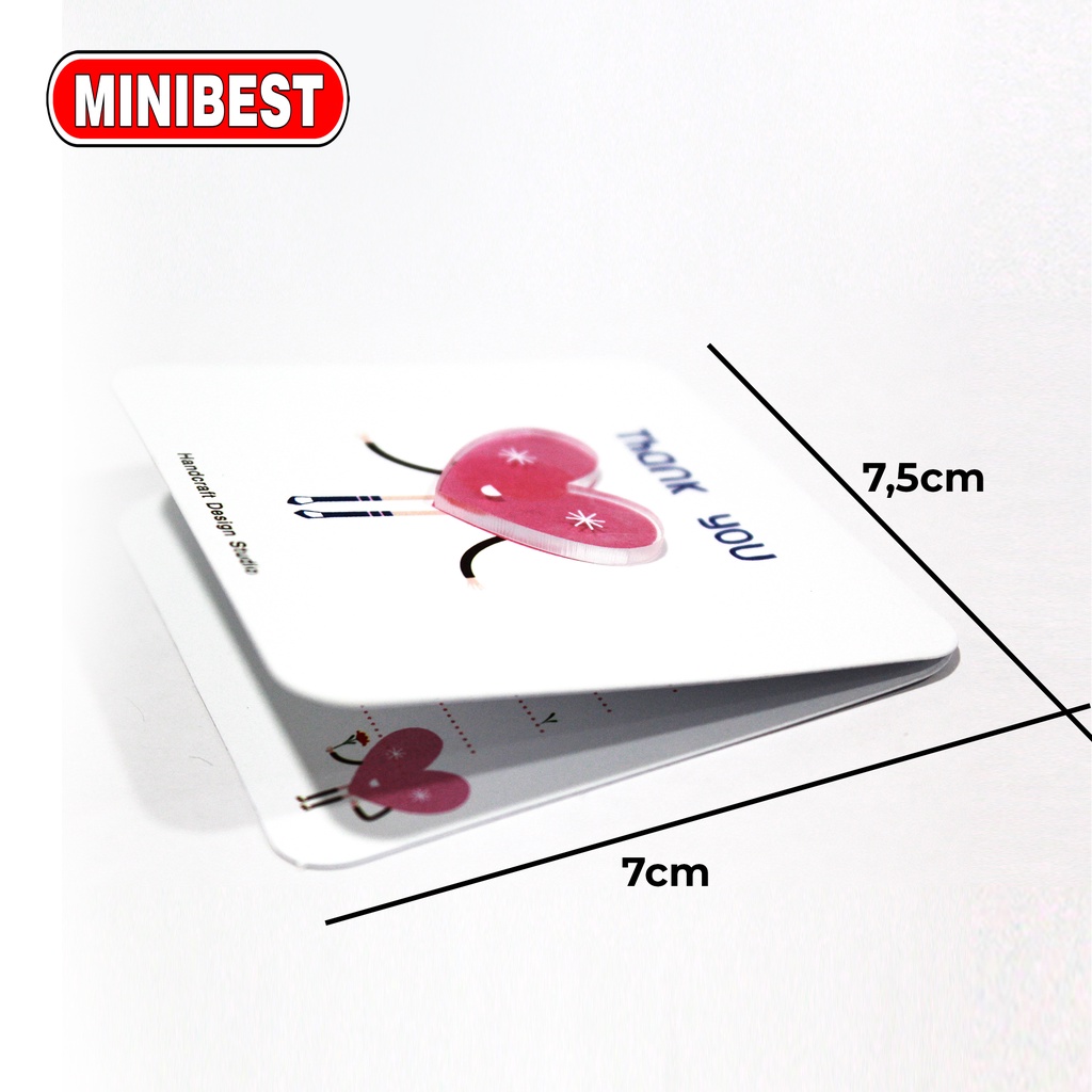 [MB] Kartu Ucapan Kosong free Amplop / Greeting Card Small + Envelope Aesthetic