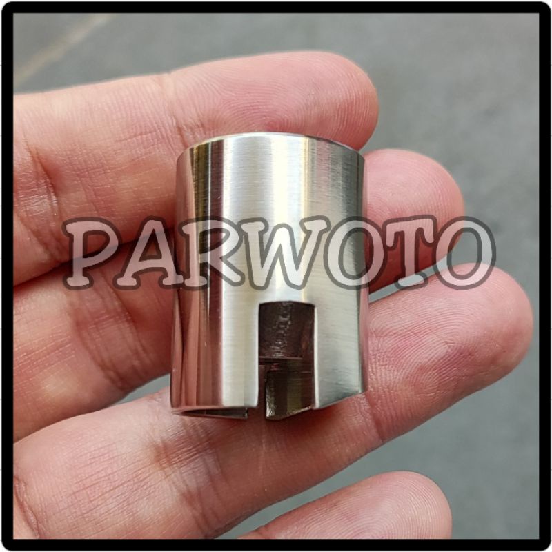 Skep Stenlis Stainless Throttle Valve Piston Gas Karbu Karburator Suzuki Satria 120S Lumba 5 Speed M