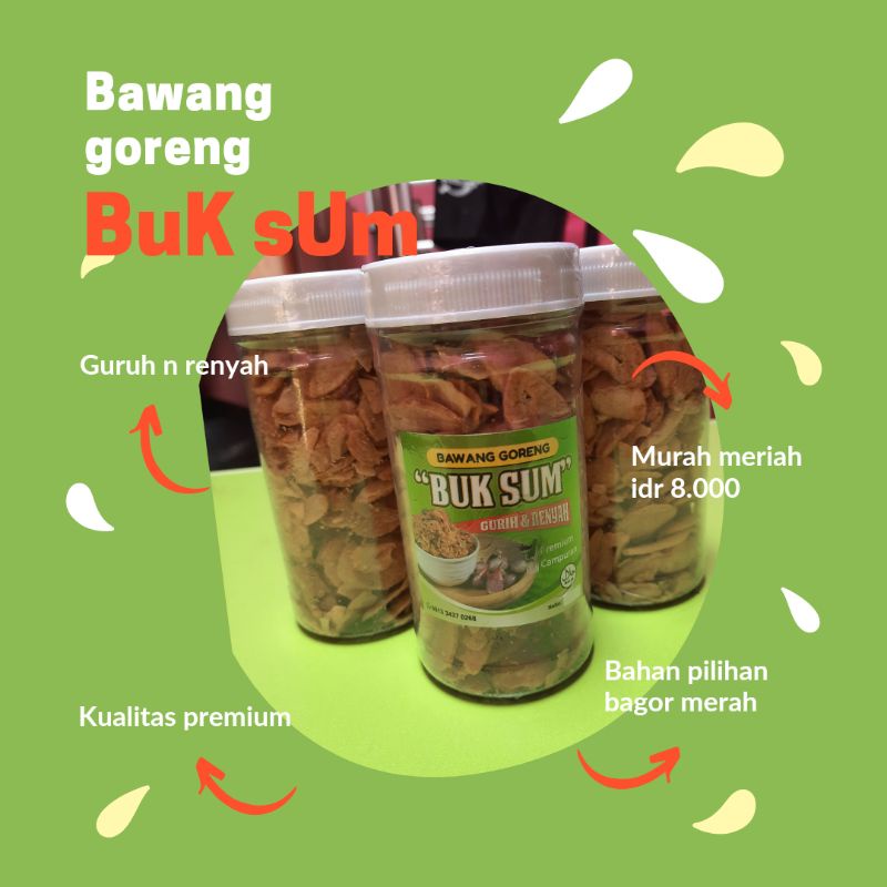 

BAWANG PUTIH GORENG "BUK SUM"/premium