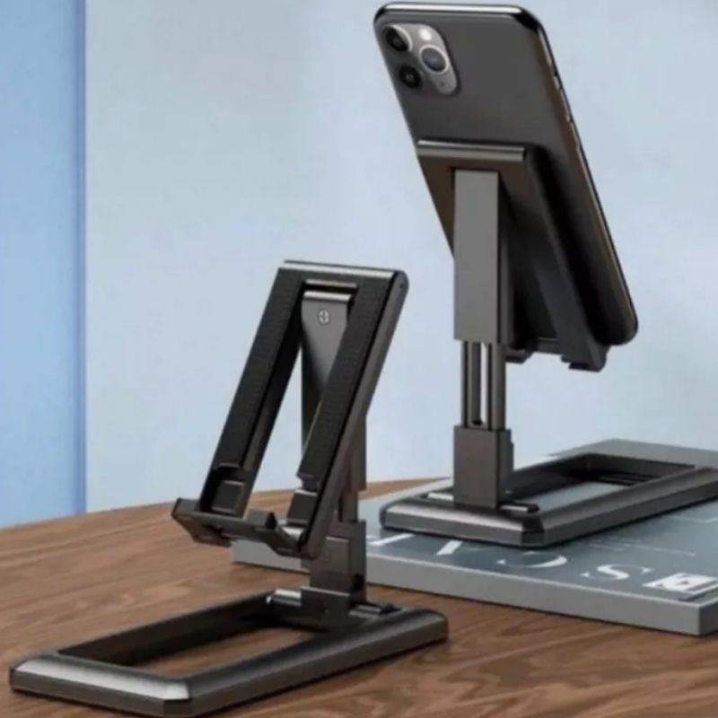 HD-28 DESKTOP STAND FOR MOBILE PHONE / HOLDER STANDING MEJA FOR HP &amp; TABLET DUDUKAN HANDPHONE HD-28