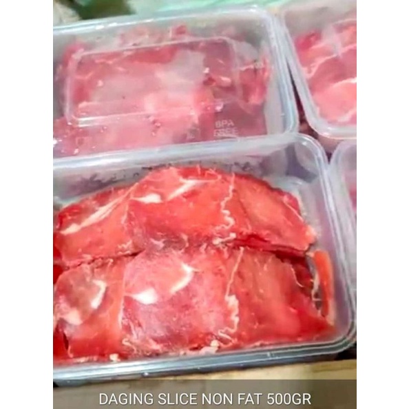 

Beef Slice Non Fat/Daging slice tanpa lemak/Beef teriyaki non lemak