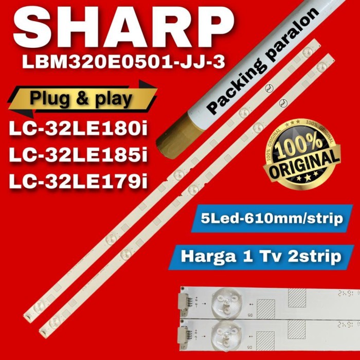 Tgs Backlight Tv Led Sharp 32 Inc Lc32Le180I Lc32Le185I Lc 32Le180I Bl 5K