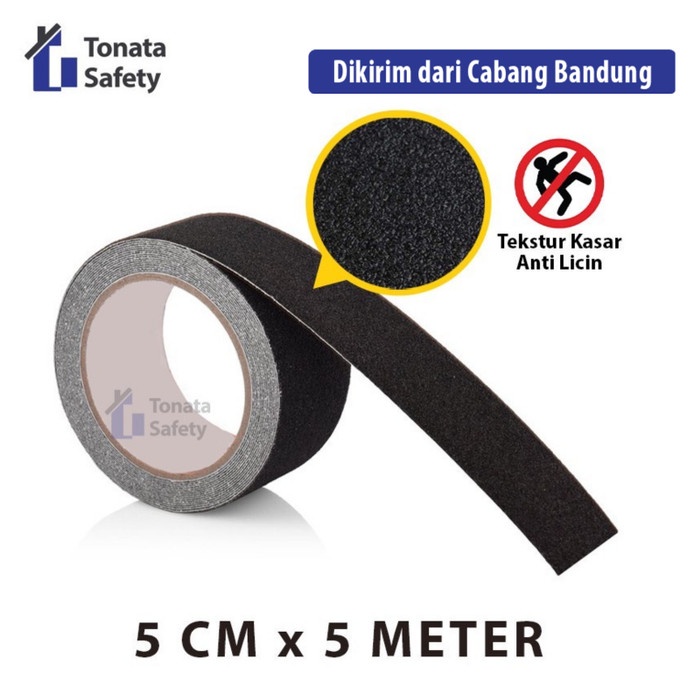 

*#*#*#] Anti Slip Tape / Lakban Anti Licin Hitam 5 cm x 5 Meter